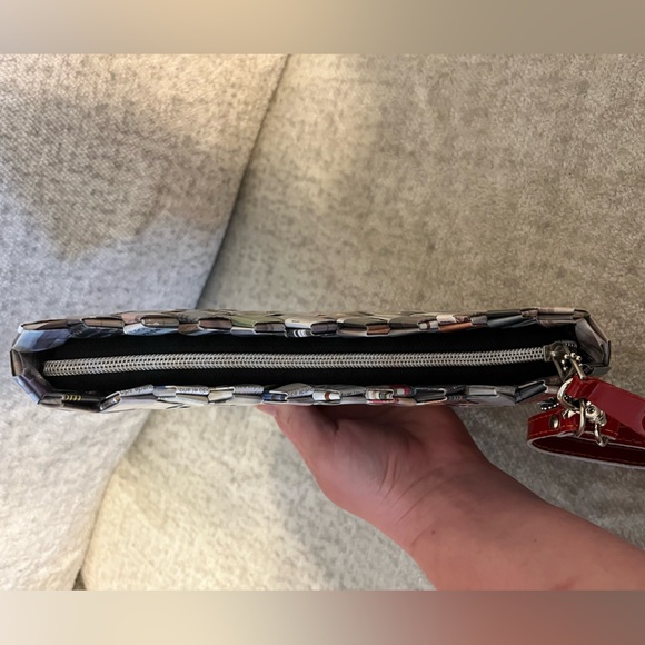 NEW Nahui Ollin Recycled Magazine Mini Purse Wristlet Wallet Clutch - Picture 2 of 10